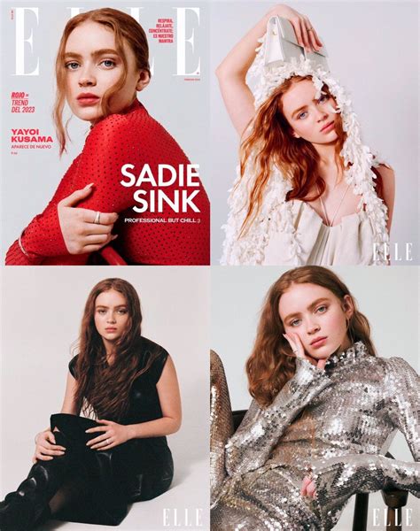 morgane on twitter rt picsofsadie sadie sink on the cover of elle mexico february 2023