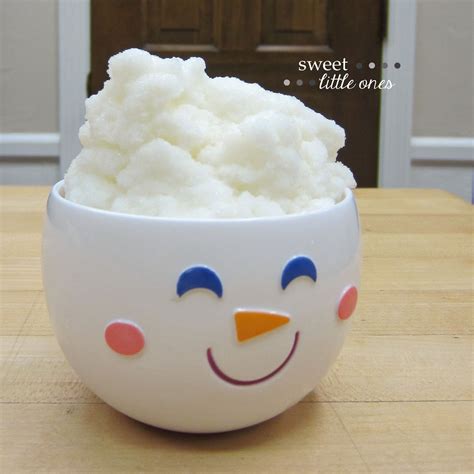 Sweet Little Ones Snow Ice Cream Recipe