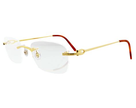 Cartier Rectangle Rimless Optical Unisex Eyewear Ct0050o 001 53 20 140 Fast And Free Us Shipping