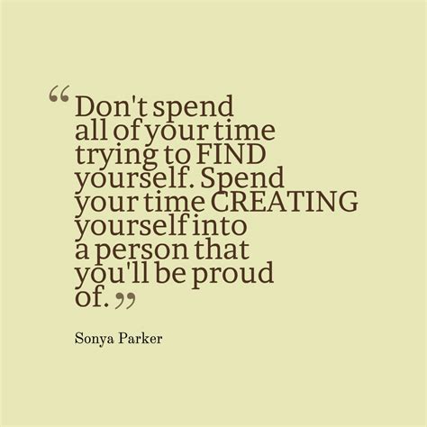 Finding Yourself ~ Author Sonya Parker Quotes
