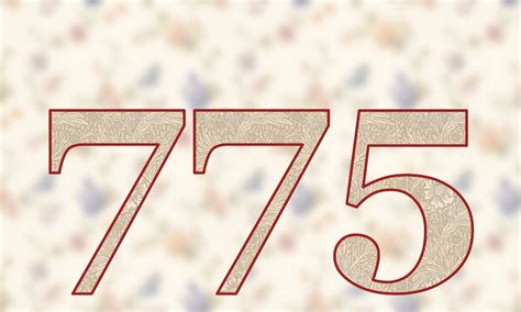 775 — семьсот семьдесят пять натуральное нечетное число в ряду