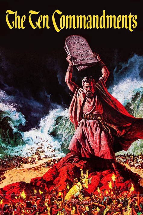 It's also an example of overstuffed self indulgence. The Ten Commandments (1956) - Posters — The Movie Database ...