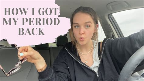 How I Got My Period Back After 5 Years Tips Ed Recovery Holistic