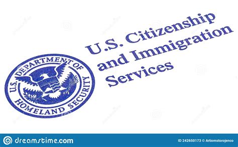 U S Citizenship And Immigration Services Logo Of US Department Of