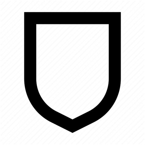 Badge Shield Outline Icon Download On Iconfinder