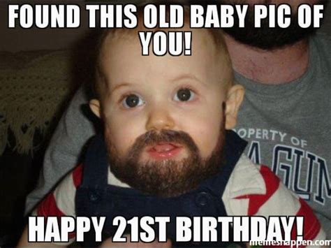 Funny 21st Birthday Memes 20 Funniest Happy 21st Birthday Memes
