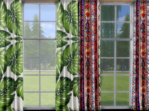 Curtains 2 By Oldbox At All 4 Sims Sims 4 Updates