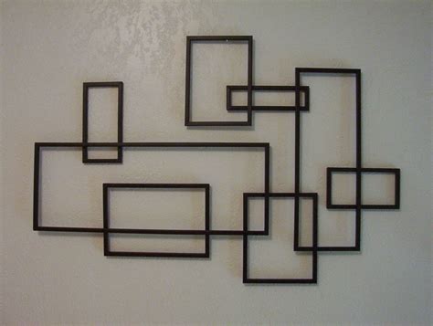 15 Best Collection Of Geometric Modern Metal Abstract Wall Art