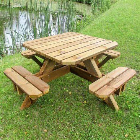 Advanced technologies have allowed discarded plastics such as milk jugs to be repurposed into beautiful outdoor furniture that won't harm the environment. Heavy Duty Square Picnic Table * South Westerly