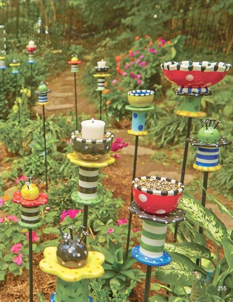 42 Amazing Whimsical Garden Ideas 27 Whimsical Garden Stakes 8