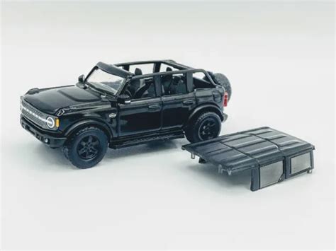 2021 Ford Bronco Wildtrak Black 4 Door 4x4 Off Road Suv164 Scale
