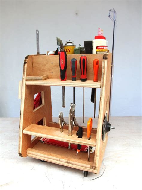 Build this toolbox which features two small drawers and three compartments. DIY Tool Caddy Inspired By Adam Savage From Mythbusters ...