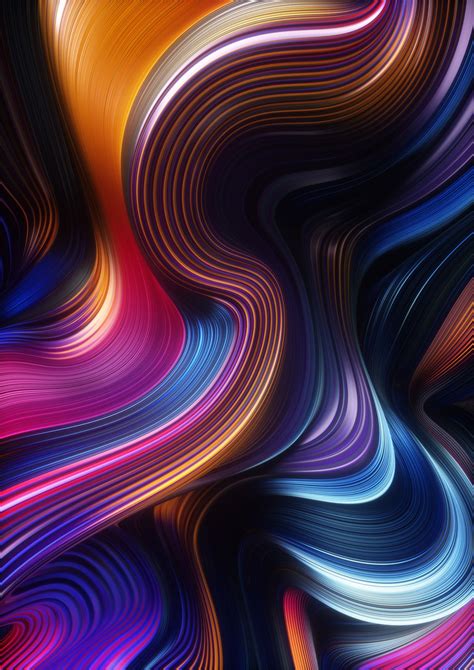 Gradient Flow Lines On Behance Abstract Iphone Wallpaper Abstract
