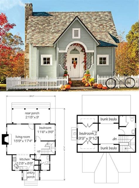 Plan Small Cottage Homes 2 Bedroom Single Story Cottage With Screened