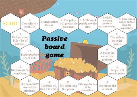 Passive Voice Board Game Games To Learn English