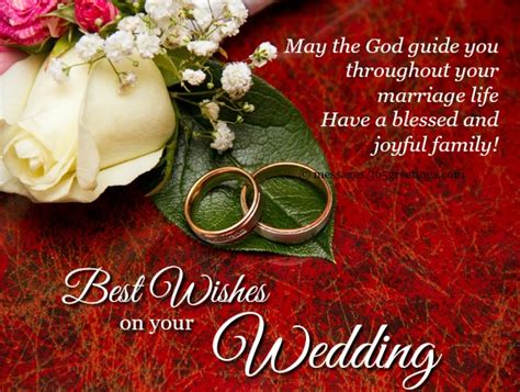 Use these wedding wishes and wedding card messages to offer your congratulations to the couple. Wedding Wishes And Messages - 365greetings.com