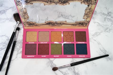 jeffree star androgyny palette swatches and review makeup at tiffany s
