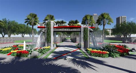 Royal floria putrajaya is a festival of flowers and gardens organised by ppj since 2007. Anjung Floria Precinct 4 Putrajaya / Putrajaya Flower and ...