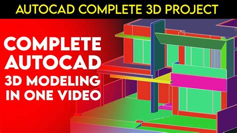 Complete Autocad 3d Modeling Autocad 3d Tutorial For Beginners