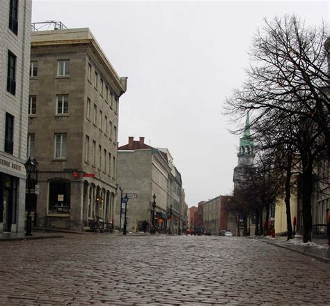 Photo A Day Old Montreal Cobblestone Streets