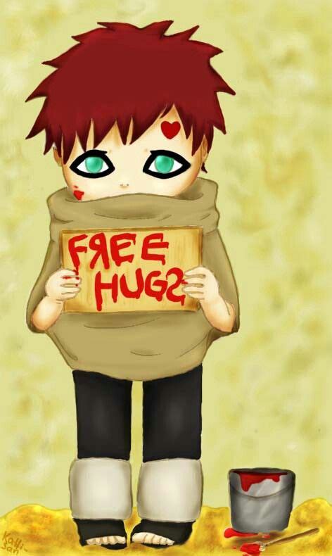 Free Hugs Naruto Gaara Anime Naruto Hinata Naruto Shippuden Free