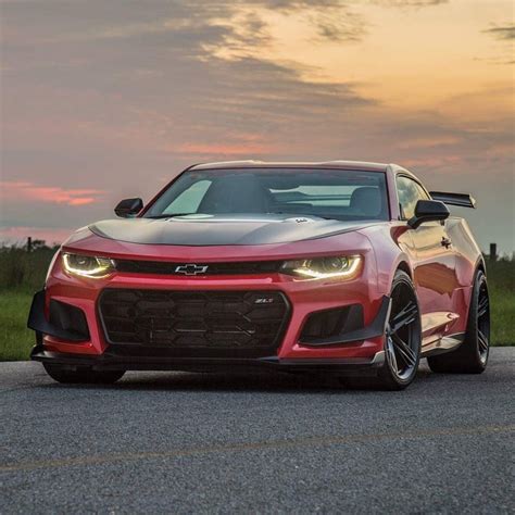 850 Hp Zl1 1le Hennessey Camaro Looking Great At Sunset With That Big