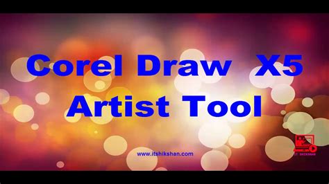 Tutorial Corel Draw Artist Tool Tutorial In Hindi Youtube