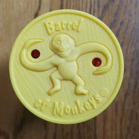 Milton Bradley Toys Vintage 989 Barrel Of Monkeys Milton Bradley