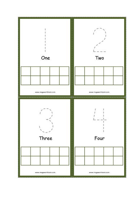 Ten Frame Printables Ten Frame Math Counting Activity 1 10