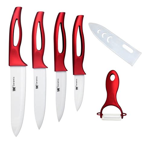 Xyj Ceramic Knife Set Kitchen Knives 6 5 4 3 Inch Chef Slicing