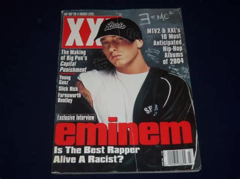2004 March Xxl Magazine Eminem Cover Hip Hop And Rap K 566 2500