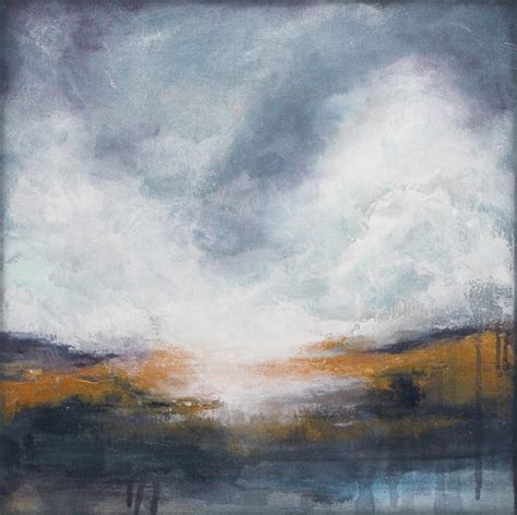 Artist Store Morning Mist Abstract Landscape Painting X
