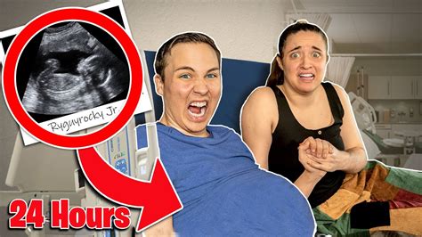 Being Pregnant For 24 Hours Challenge Youtube