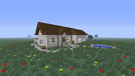 All of these minecraft storage r. Modern Minecraft House - Basement, Rooms, Pool etc ...