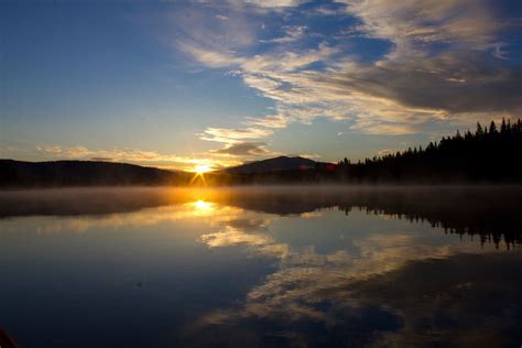 Moosehead Lake Area Maine Lake Nature Photography Sunset