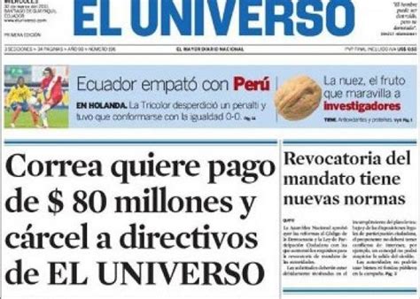 Diario El Universo Ecuador Noticias