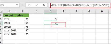 How To Count Cells Between Two Numbers In Excel Free Excel Tutorial