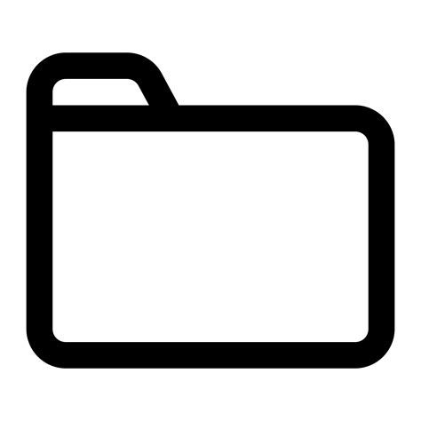 White Folder Icon Png 332224 Free Icons Library