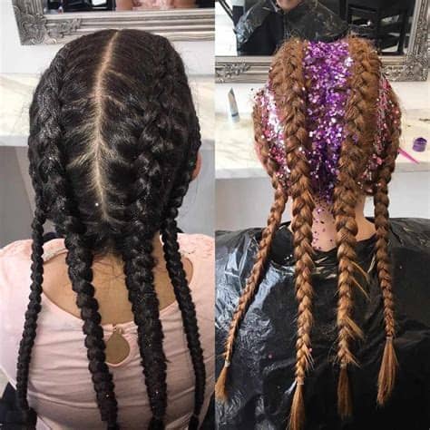 Truth be told, some of us have really fine hair that will break off in a stiff wind, so braiding with extensions, no matter how infrequently, is out of the. Modern-World Hairstyle For Kids: Braid Hairstyles ...
