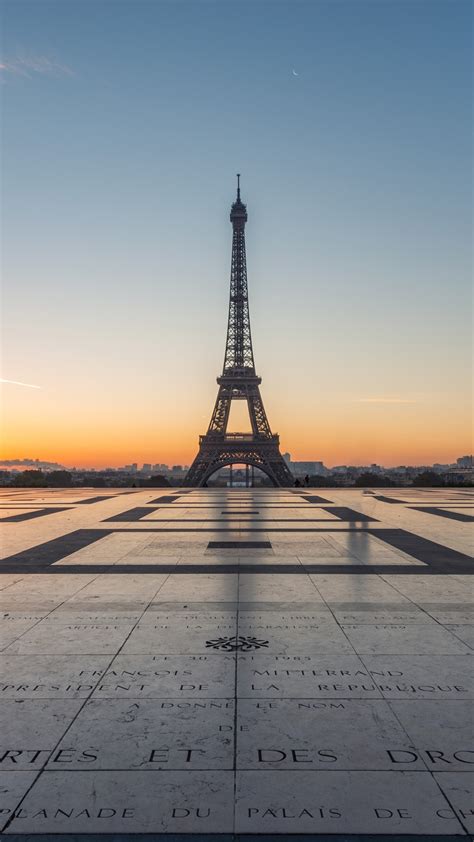 Free for commercial use no attribution required high quality images. View of Eiffel tower and the Trocadéro at sunrise from ...