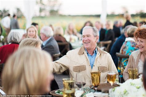 George W Bush And Lauras Joint 70th Birthday Party At Their Prairie