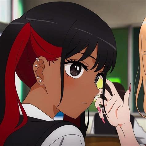 Anime Pfp Animepfp Animeicons Blackanime Girls With Black Hair Sexiz Pix