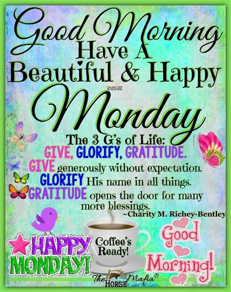 Monday Blessings Good Morning Quotes Good Morning Happy Monday