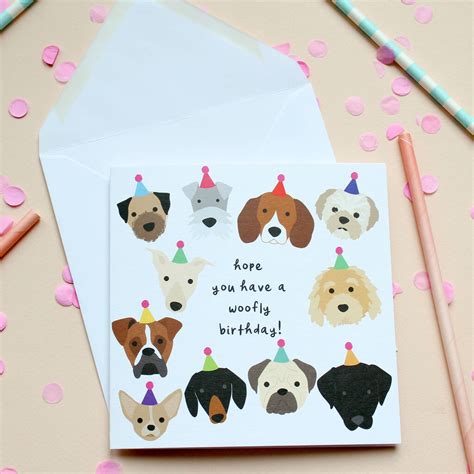 Printable Birthday Cards For Dogs Printable Blank World