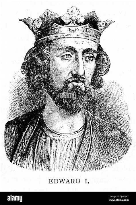 King Of England From 1272 Known As Edward Longshanks Hi Res Stock