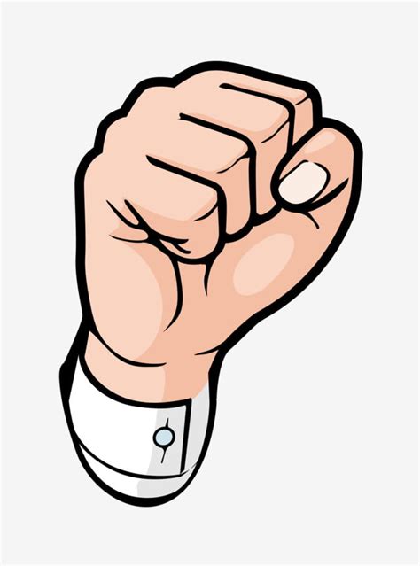 Punching Hand Clip Art