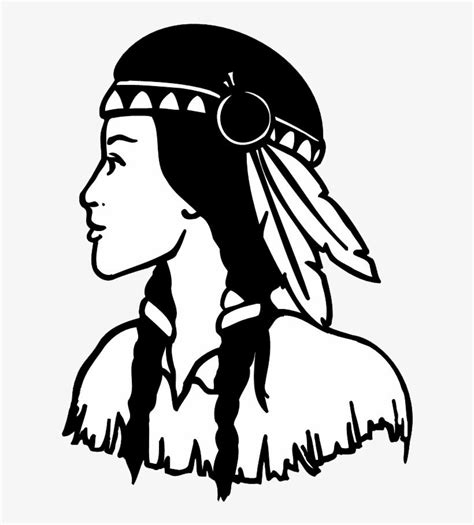 Native American Girl Clip Art