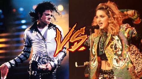 Michael Jackson Vs Madonna Record Sales Live Performances Youtube