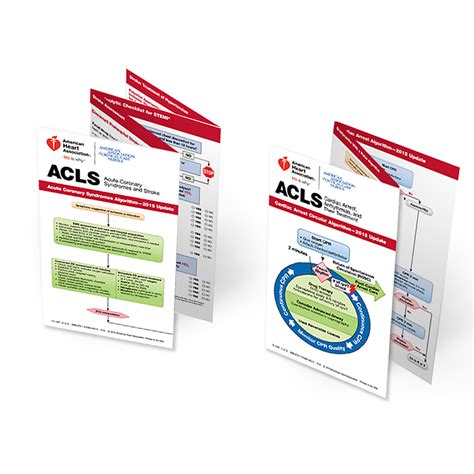 Aha Acls Pocket Reference Card Set Worldpoint