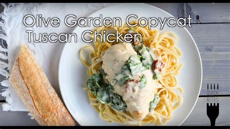 Now, who wouldn't want to have access to that at home? Olive Garden Copycat Tuscan Chicken - YouTube